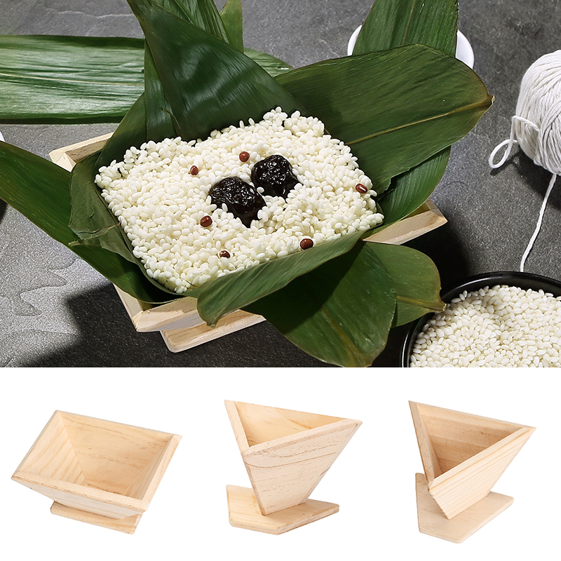 Kitchen Gadgets Dumpling Maker - Wooden Zongzi Mold Dragon Boat Festival
