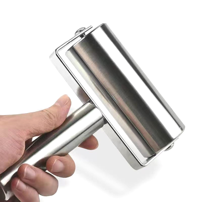 Kitchen Gadgets Dumpling Maker - Stainless Steel Double Head Rolling Pin