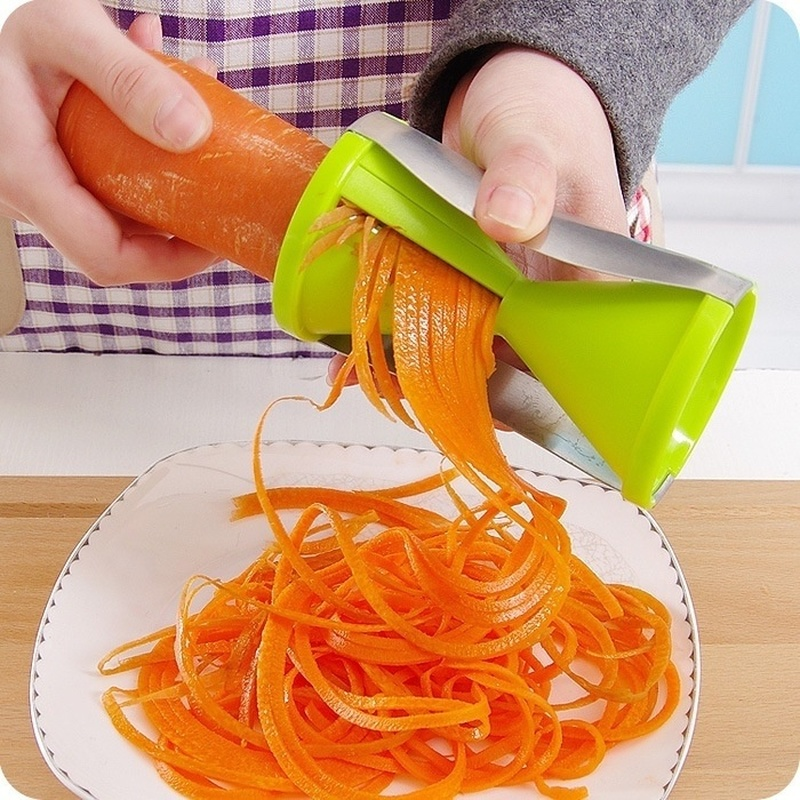 Mandoline Slicer - Vegetable Spiralizer Bundle Fruit Slicer Julienne