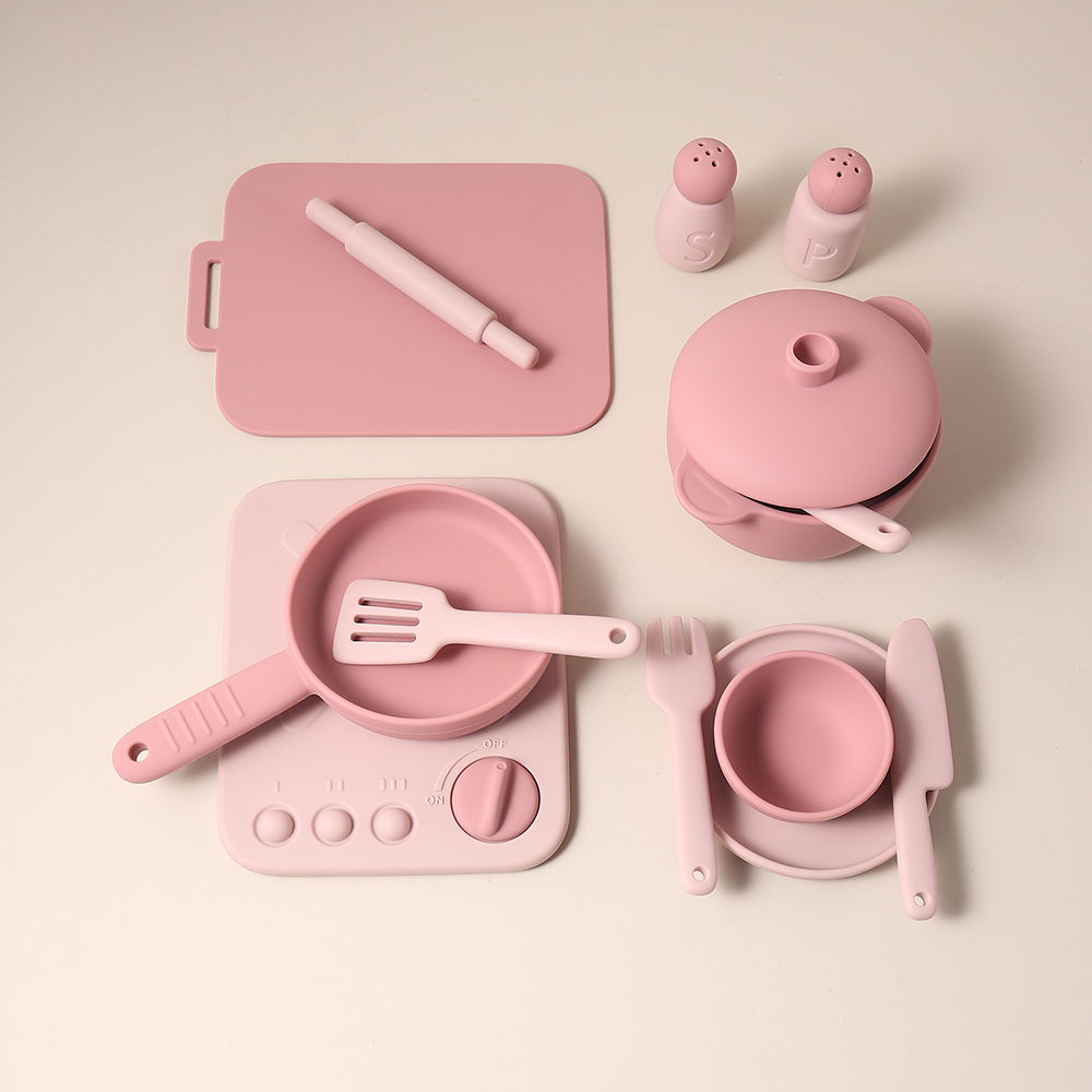 Kitchen Gadgets Kids - 13 pcs set silicone cooking play