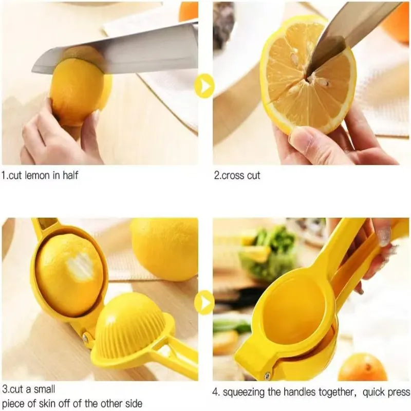 Stainless Steel Lemon Lime Squ - Citrus Lemon Squeezer reseña y precio