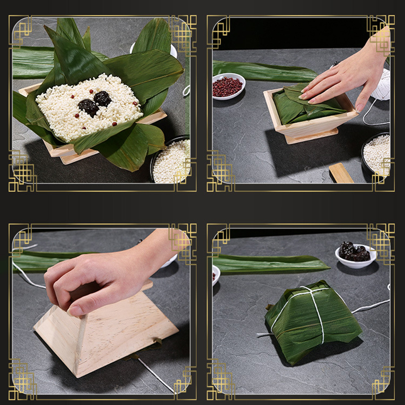 Wooden Zongzi Mold Dragon Boat - Kitchen Gadgets Dumpling Maker reseña y precio