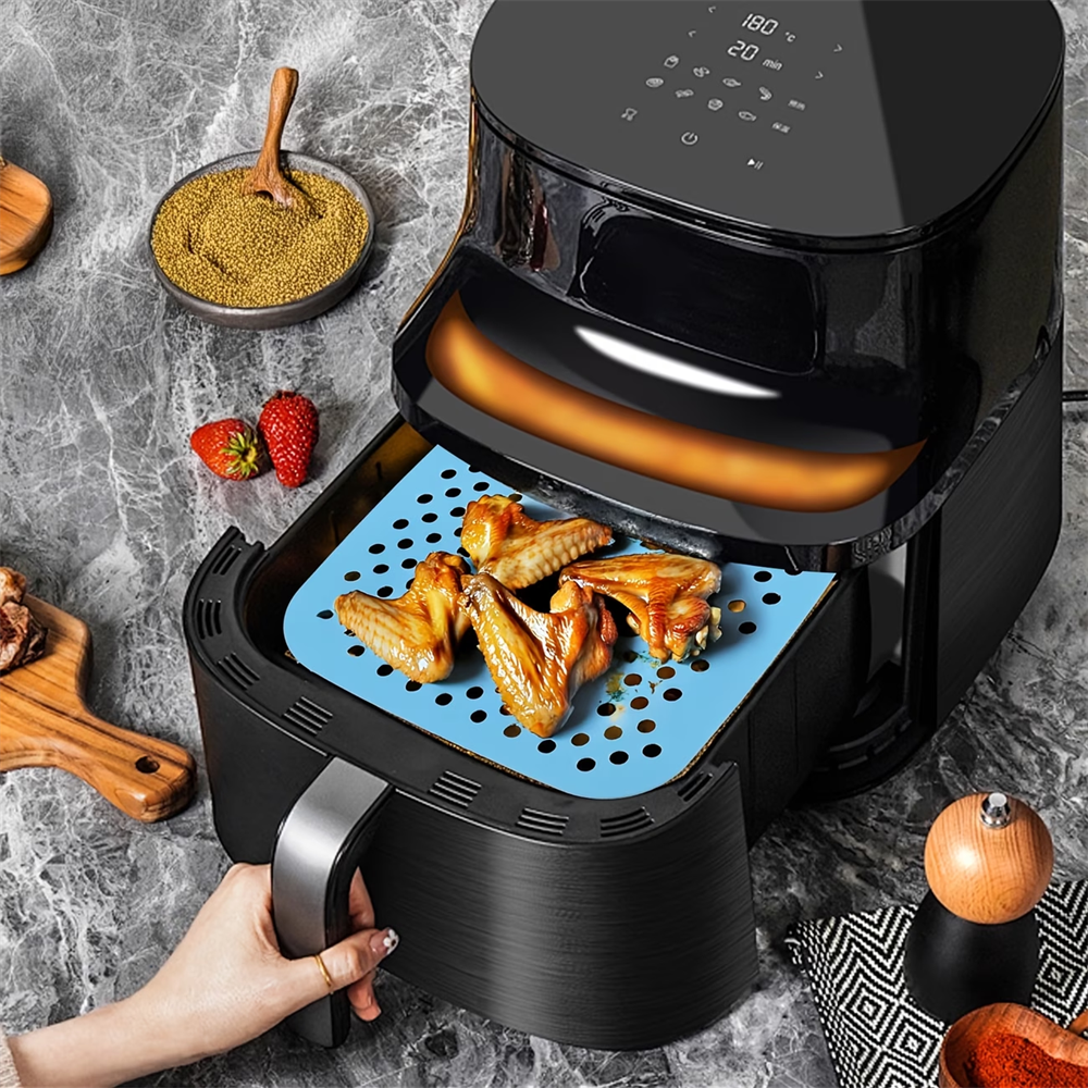 Reusable Air Fryer Pad, Silico - Kitchen Gadgets Design reseña y precio