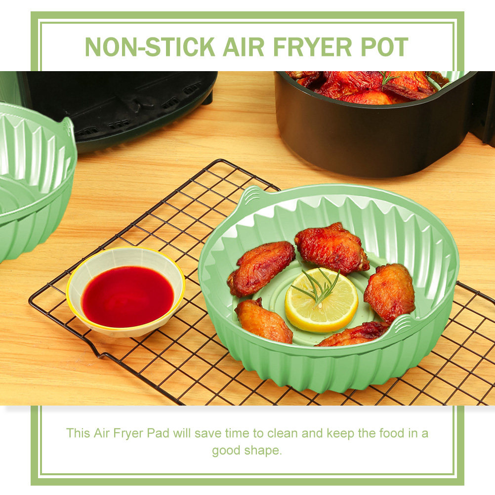 Round Reusable Silicone Air Fr - Kitchen Gadgets Air Fryer reseña y precio