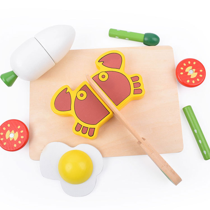 1PCS Wooden Toy Magnetic Cutti - Kitchen Gadgets Kids reseña y precio