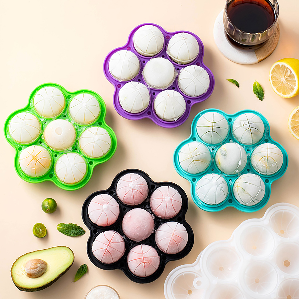 1pc Spherical Silicone Ice Gri - Kitchen Gadgets Design reseña y precio