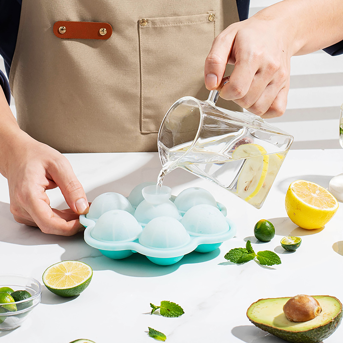 1pc Spherical Silicone Ice Gri - Kitchen Gadgets Design reseña y precio