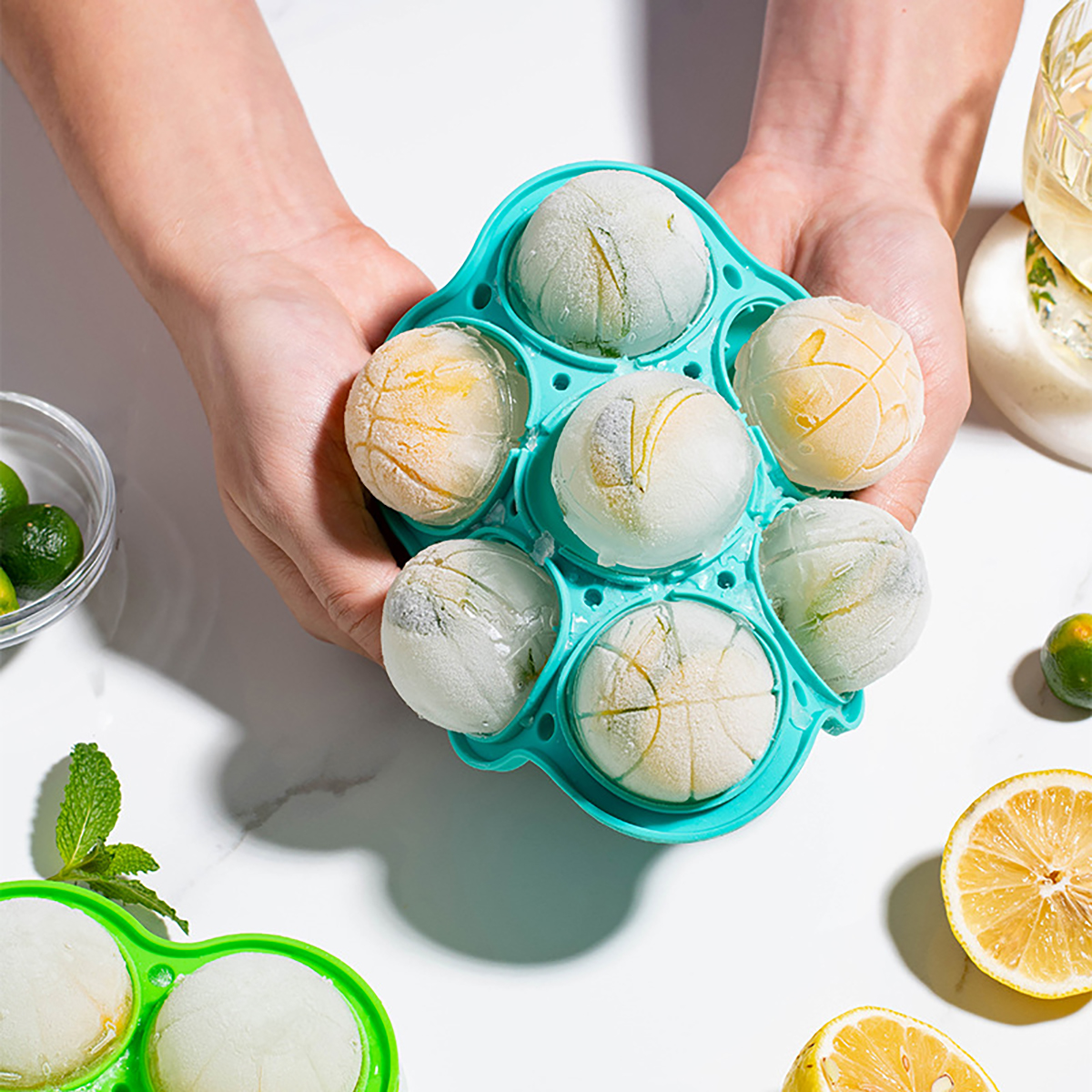 1pc Spherical Silicone Ice Gri - Kitchen Gadgets Design reseña y precio