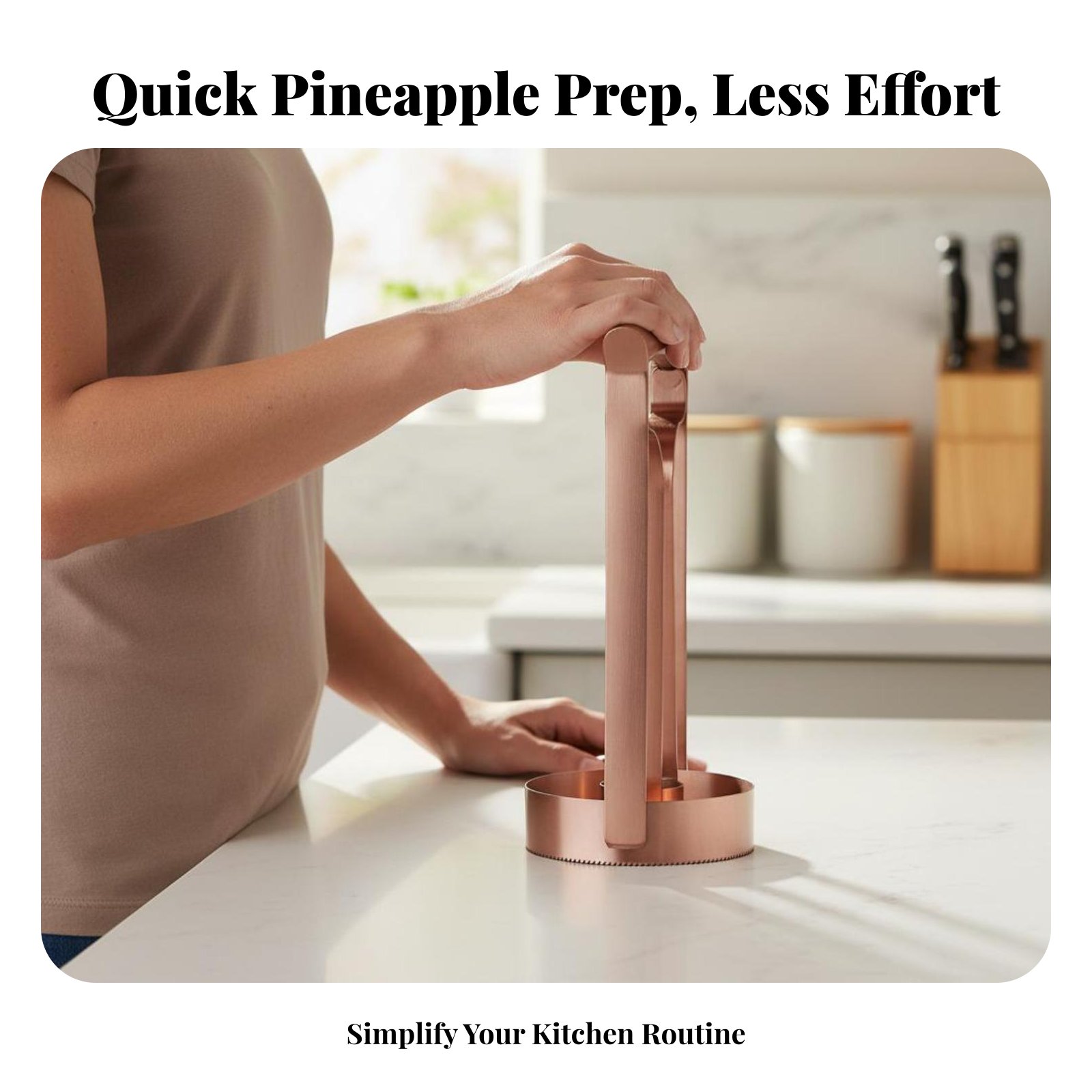 Stainless Steel Pineapple Cutt - Kitchen Gadgets Useful reseña y precio