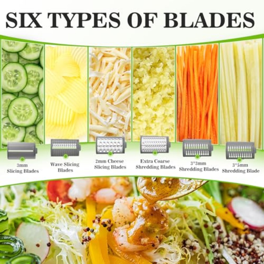Electric Cheese Grater and Veg - Mandoline Slicer reseña y precio