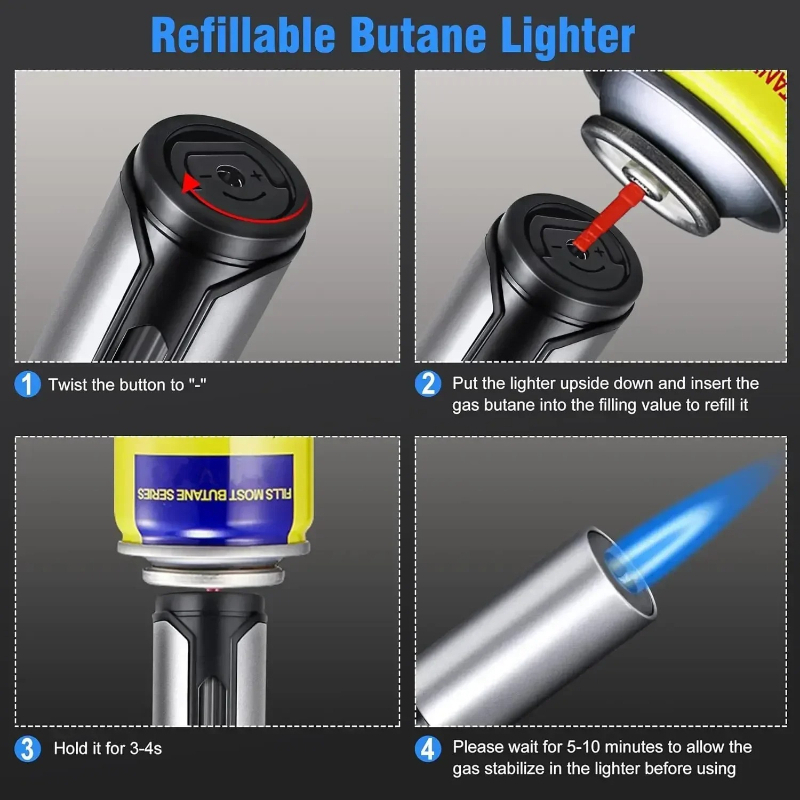 Metal Pen-Style Torch Lighter  - Kitchen Gadgets Essential reseña y precio