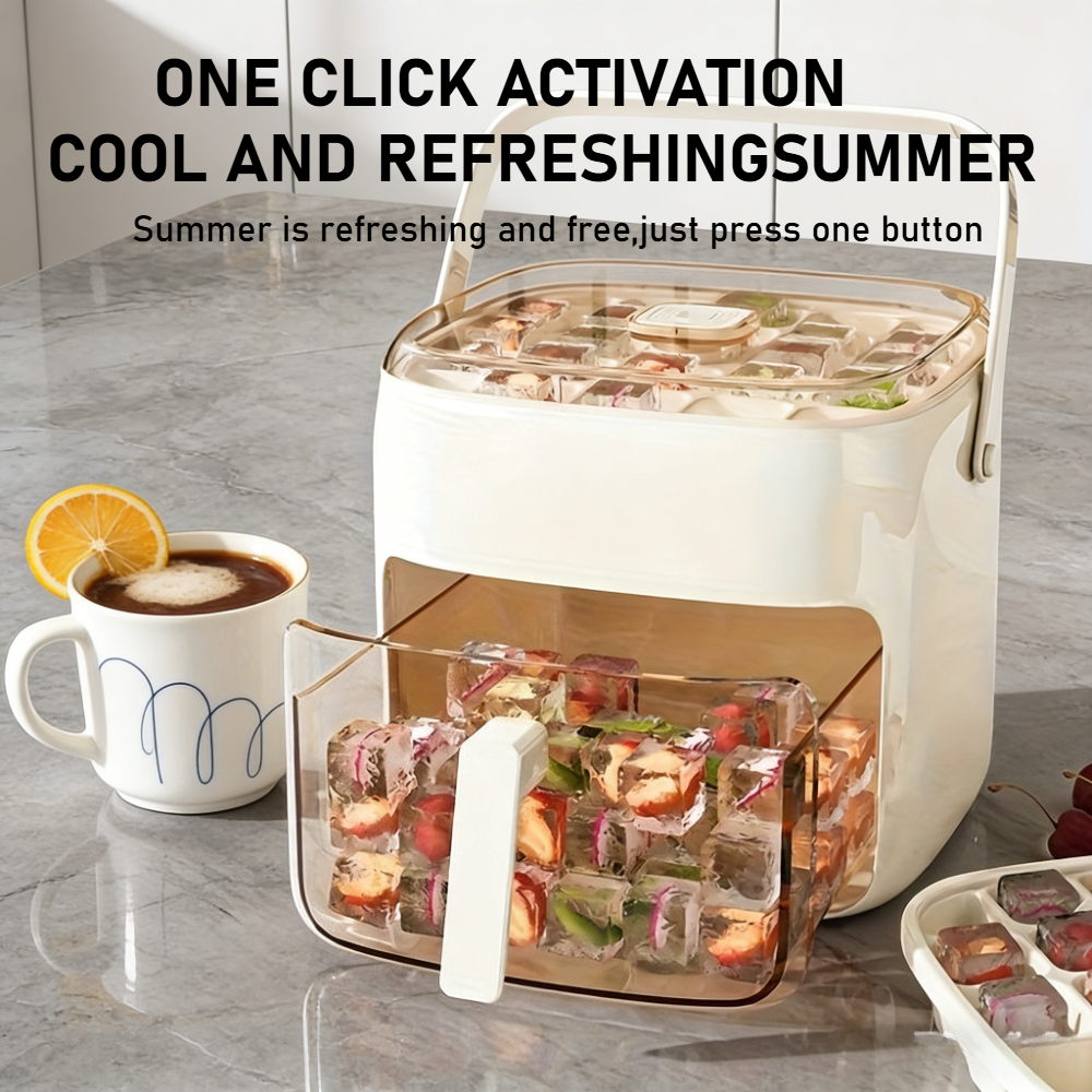 48-Cube Ice Maker with Easy-Pr - Kitchen Gadgets Essential reseña y precio