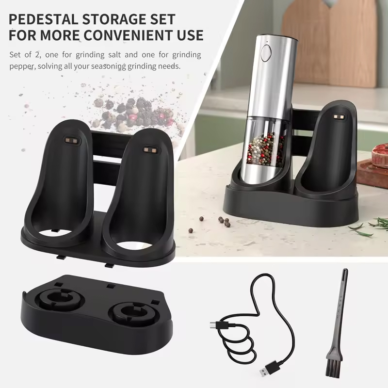 1/2PCS Electric Salt And Peppe - Kitchen Gadgets Design reseña y precio