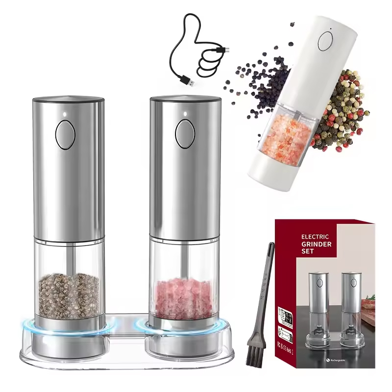 1/2PCS Electric Salt And Peppe - Kitchen Gadgets Design reseña y precio