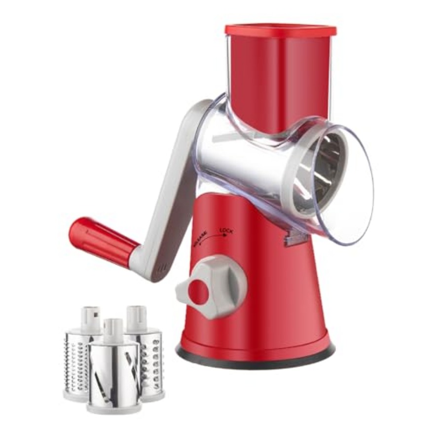 Rotary Cheese Grater Hand Cran - Mandoline Slicer reseña y precio