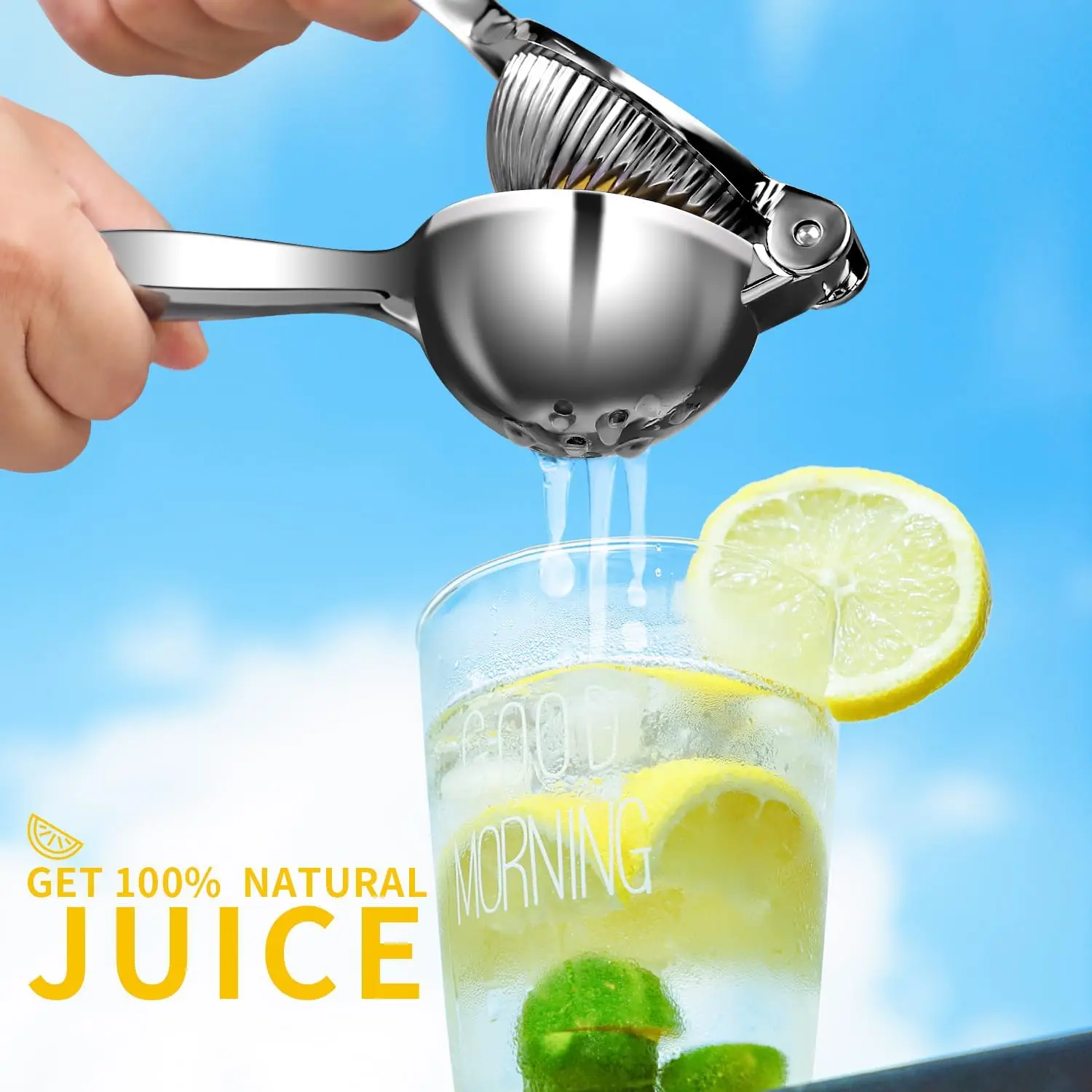 Handheld Citrus Juicer, Heavy  - Citrus Lemon Squeezer reseña y precio