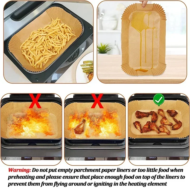 Disposable Air Fryer Paper Non - Kitchen Gadgets Air Fryer reseña y precio