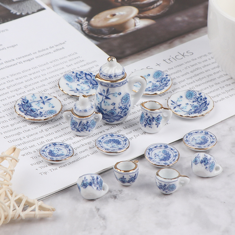 15Pcs 1:12 Miniature Porcelain - Kitchen Gadgets Kids reseña y precio