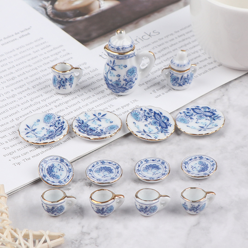 15Pcs 1:12 Miniature Porcelain - Kitchen Gadgets Kids reseña y precio