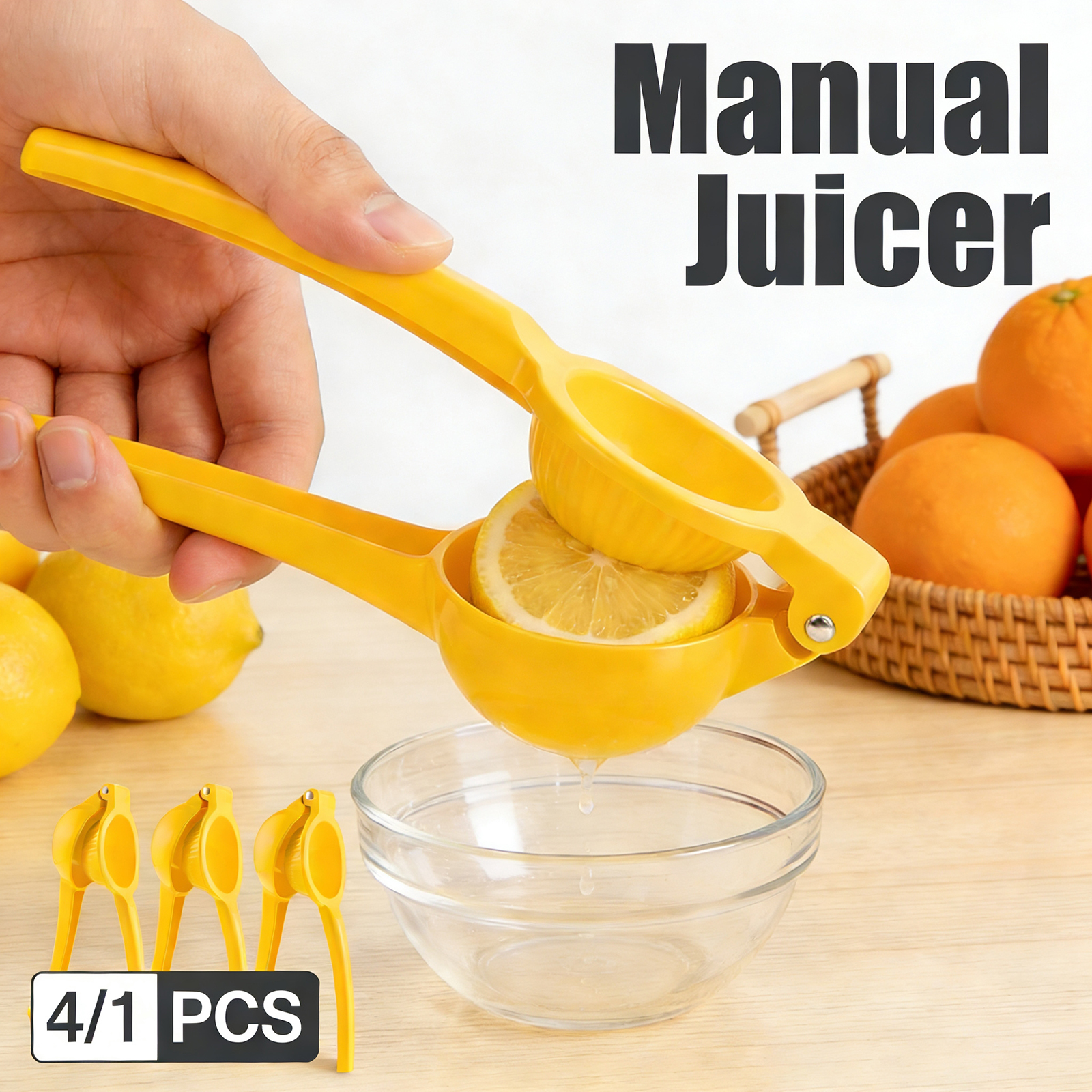4/1Pcs Manual Lemon Squeezer A - Kitchen Gadgets Juicer reseña y precio