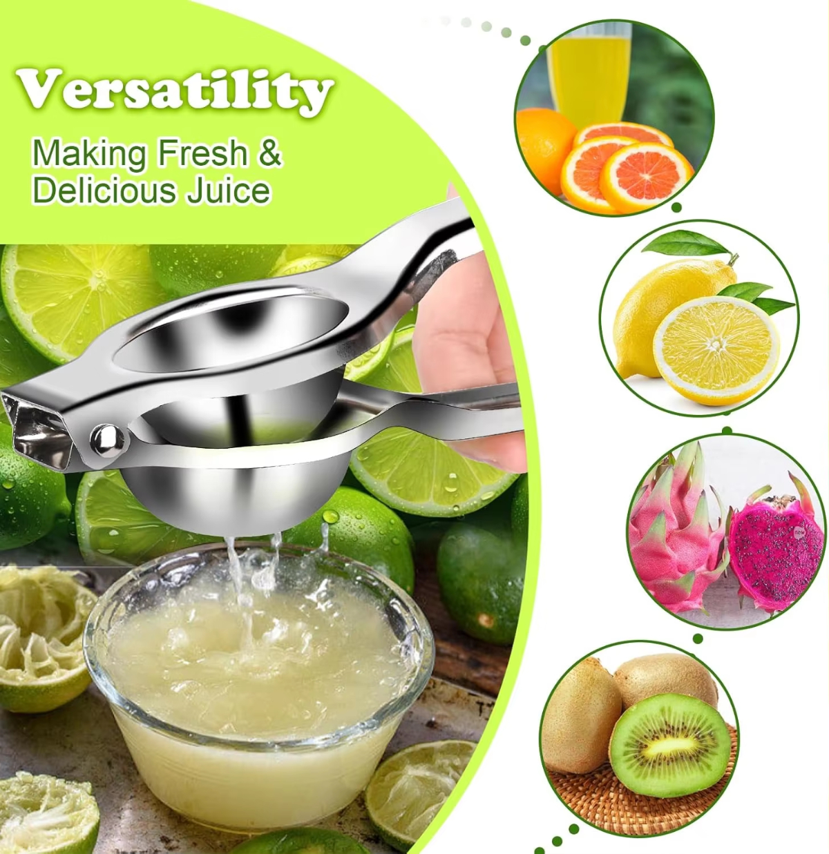 1/2/3pcs Stainless Steel Lemon - Kitchen Gadgets Juicer reseña y precio