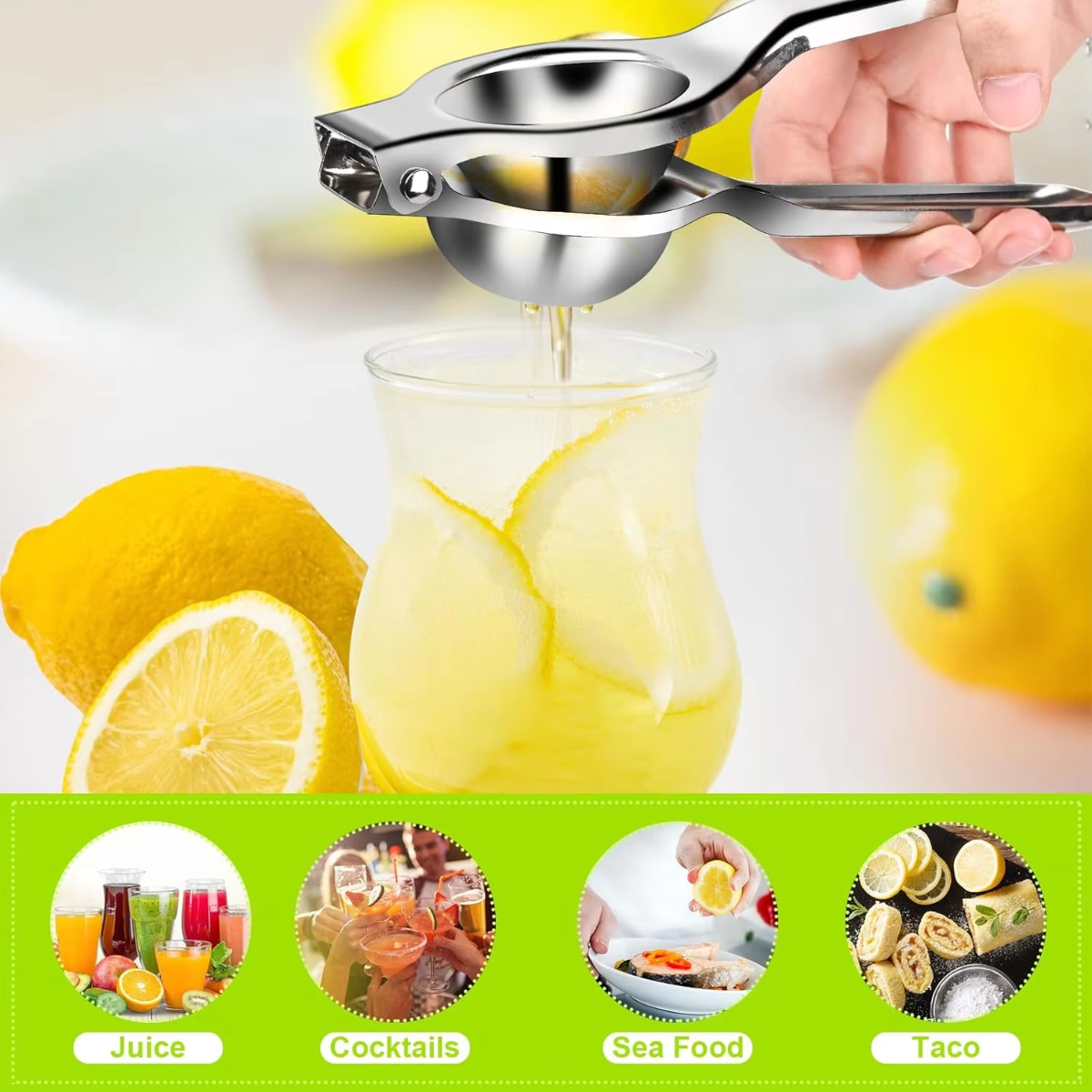 1/2/3pcs Stainless Steel Lemon - Kitchen Gadgets Juicer reseña y precio