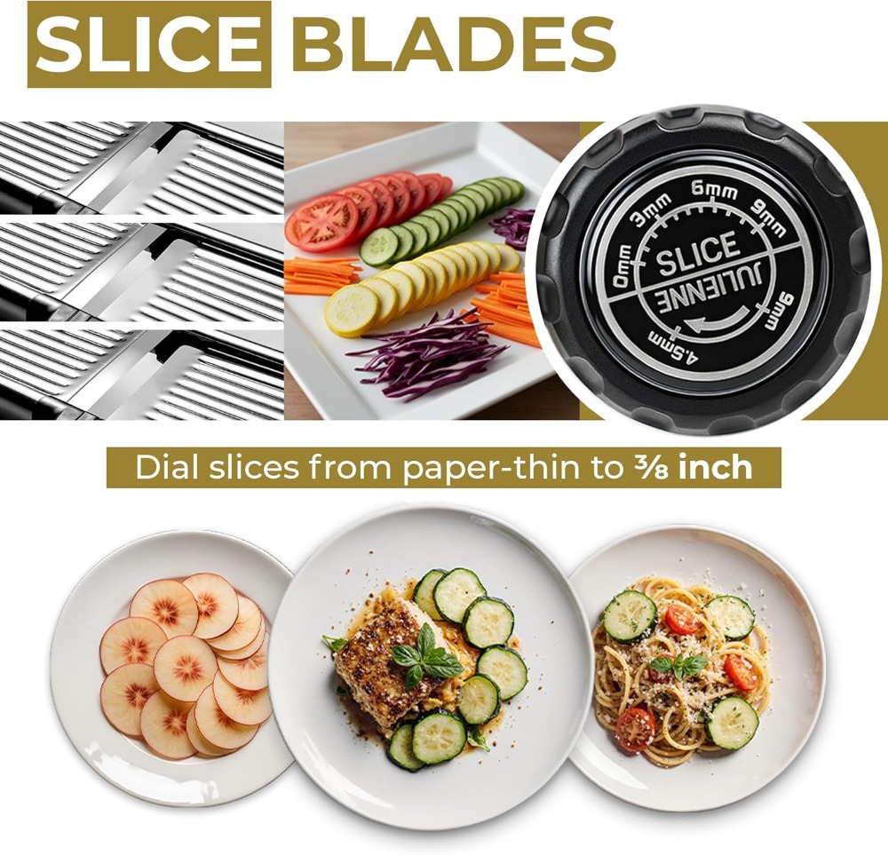 Adjustable Mandoline Food Slic - Mandoline Slicer reseña y precio