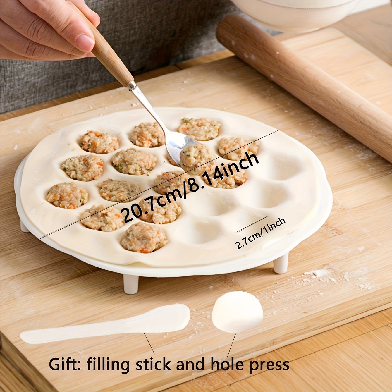 1pc- Simple Chinese Dumplings  - Kitchen Gadgets Dumpling Maker reseña y precio