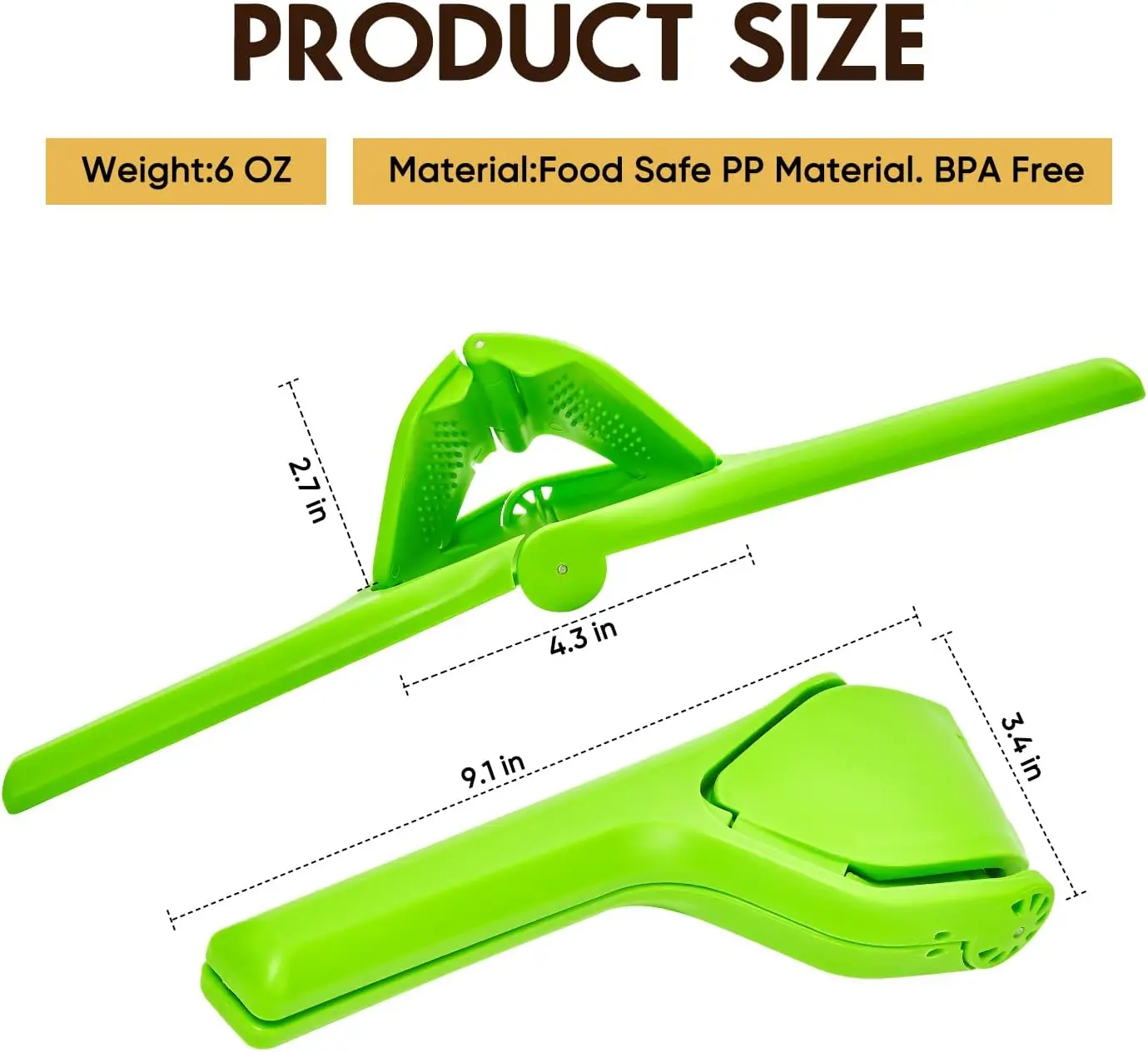 Green Manual Lemon Squeezer, E - Citrus Lemon Squeezer reseña y precio