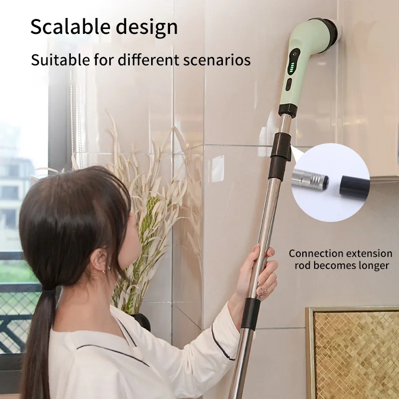 9-in-1 Electric Cleaning Brush - Kitchen Gadgets Design reseña y precio