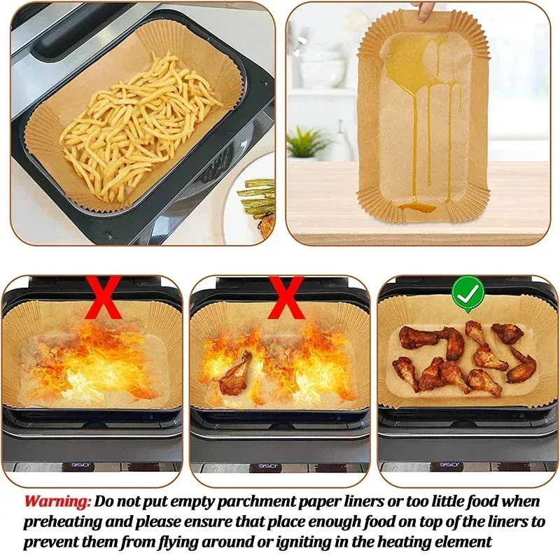 Disposable Air Fryer Paper Non - Kitchen Gadgets Air Fryer reseña y precio