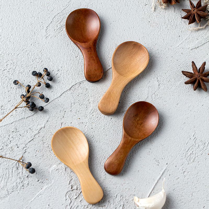 4Pcs Mini Wooden Spoons Small  - Kitchen Gadgets Kids reseña y precio