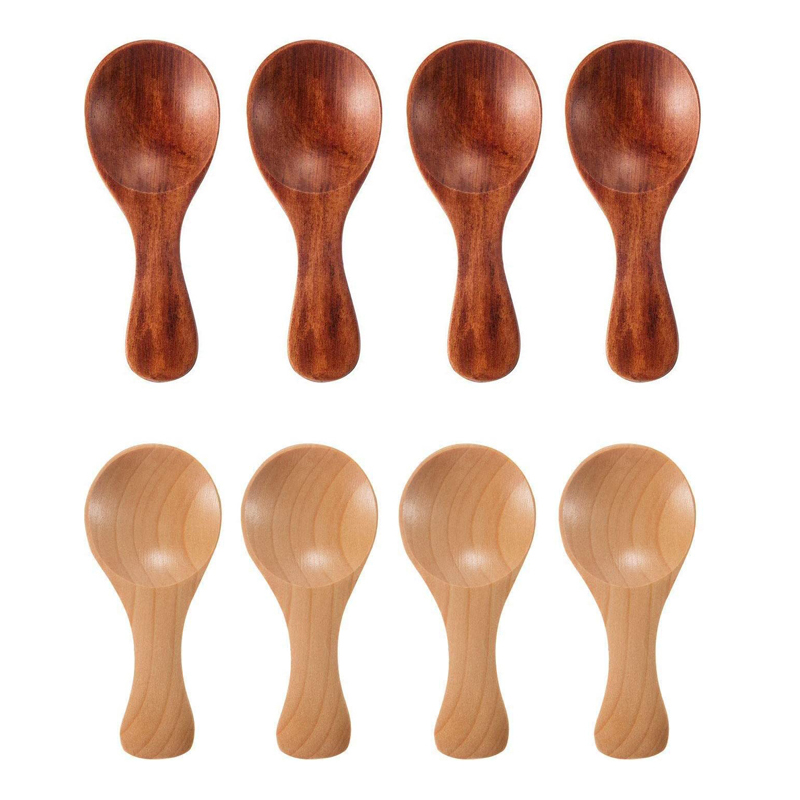 4Pcs Mini Wooden Spoons Small  - Kitchen Gadgets Kids reseña y precio