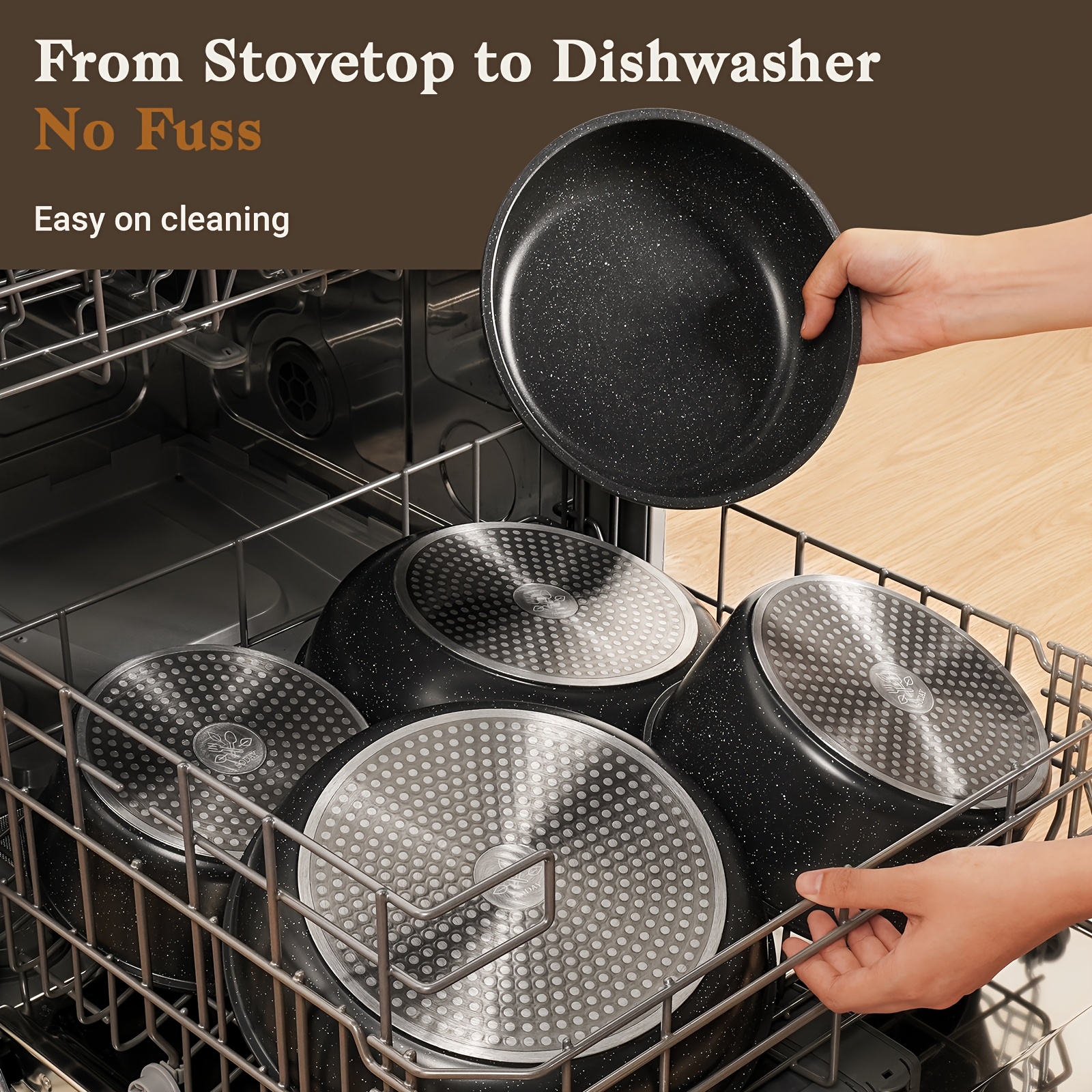 15 Pots And Pans Set Set, Non- - Kitchen Gadgets Essential reseña y precio