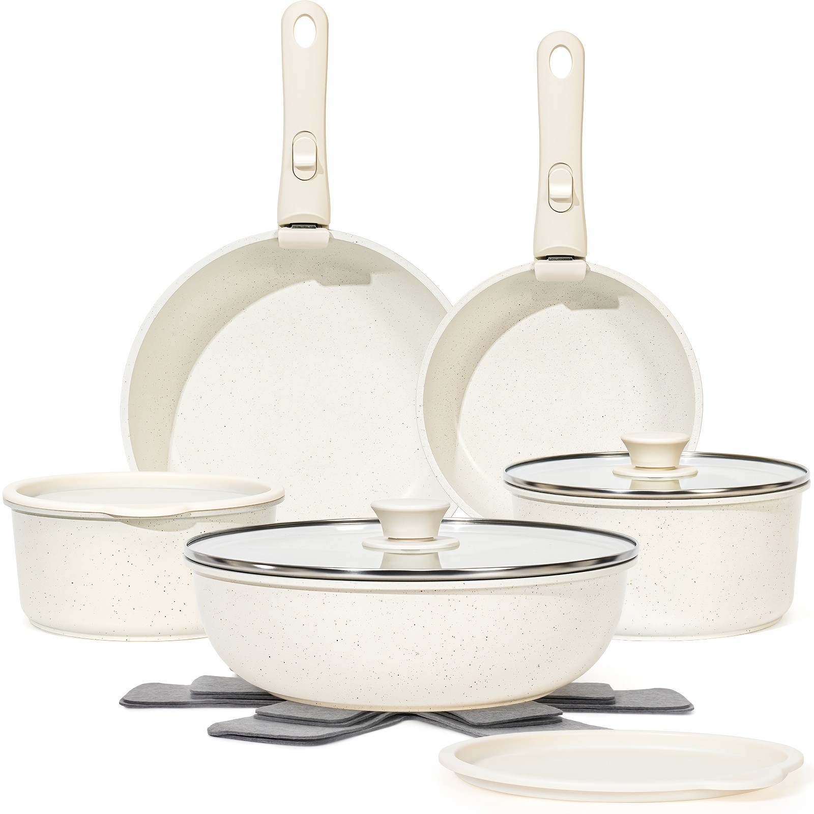 15 Pots And Pans Set Set, Non- - Kitchen Gadgets Essential reseña y precio