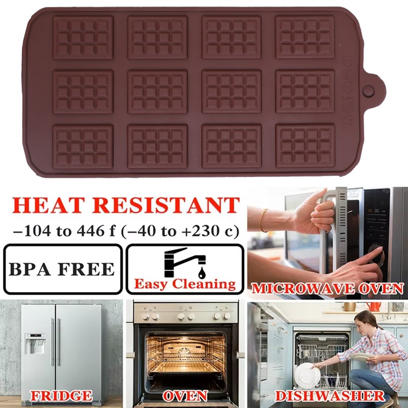 Silicone Chocolate Mold 12 Eve - Kitchen Gadgets Best reseña y precio