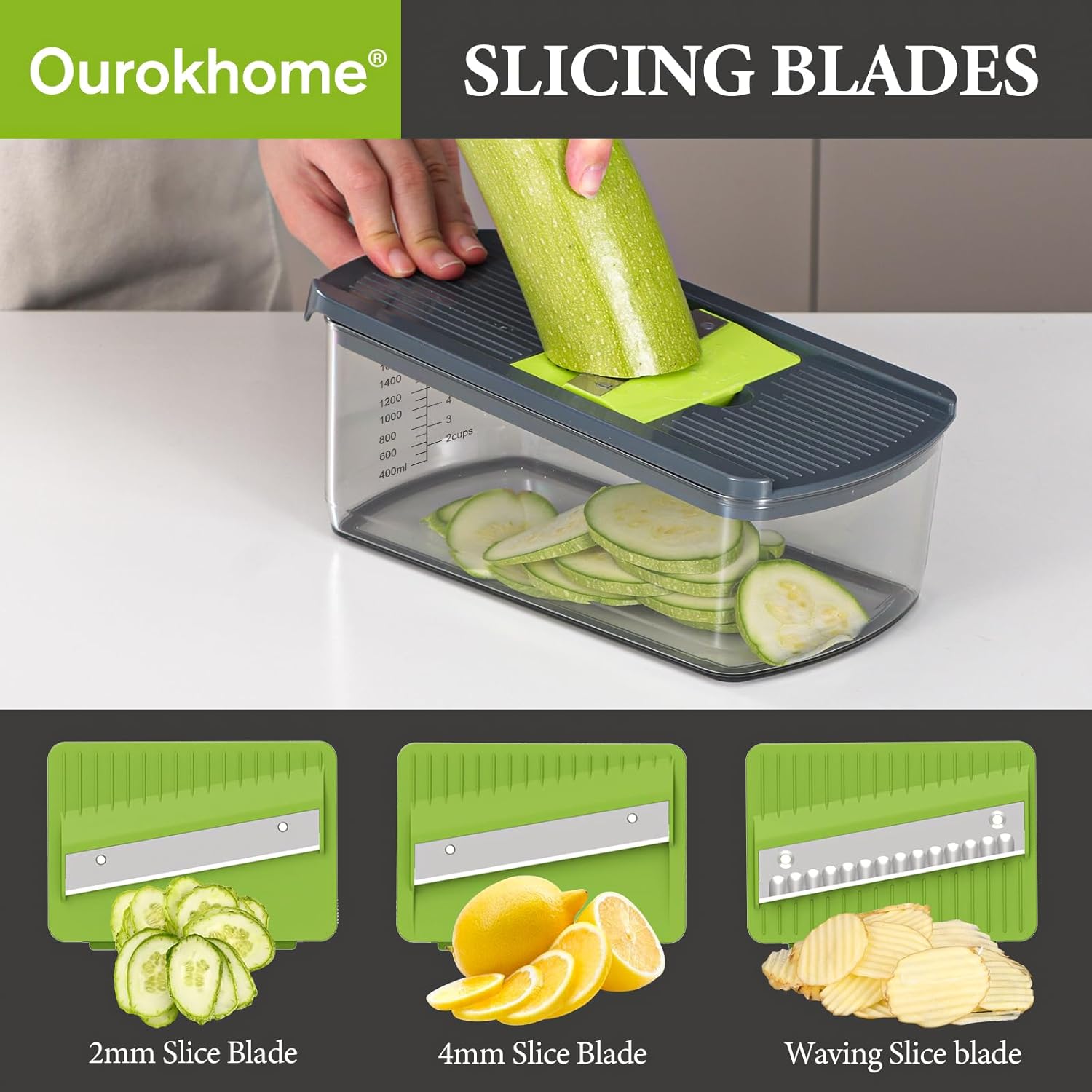 Mandolin Slicer for Kitchen, H - Mandoline Slicer reseña y precio