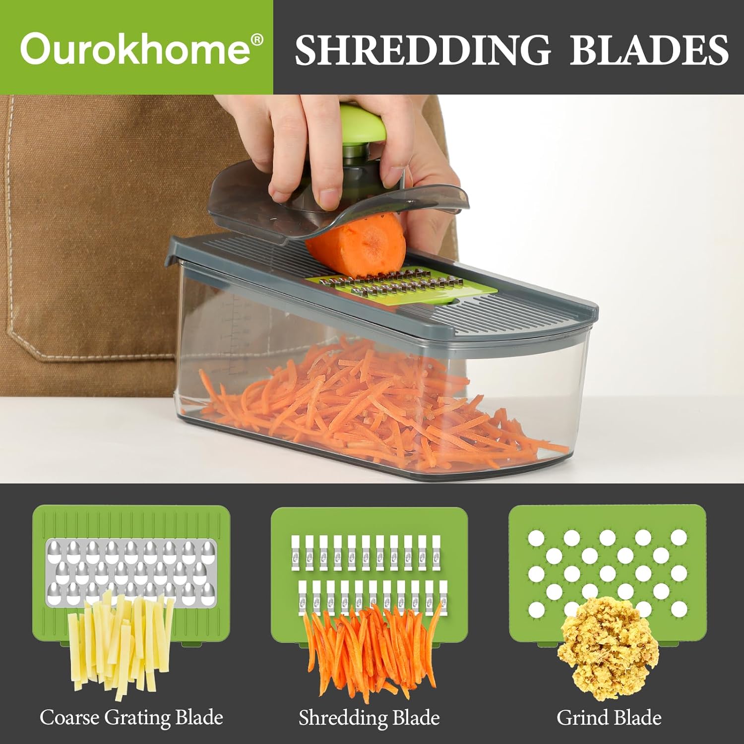 Mandolin Slicer for Kitchen, H - Mandoline Slicer reseña y precio