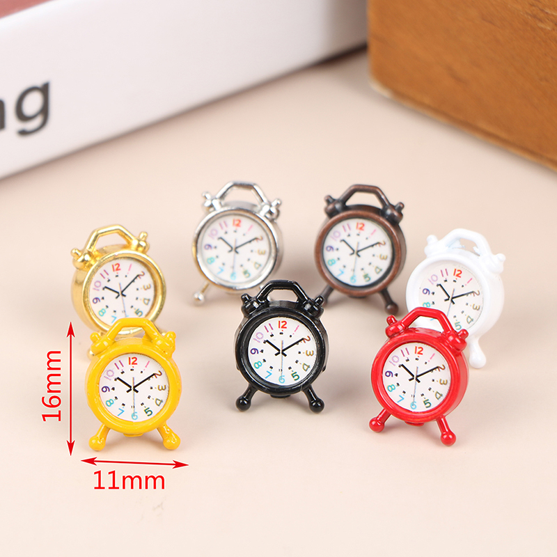 1PC 1:12 Scale Alarm Clock Dol - Kitchen Gadgets Best reseña y precio