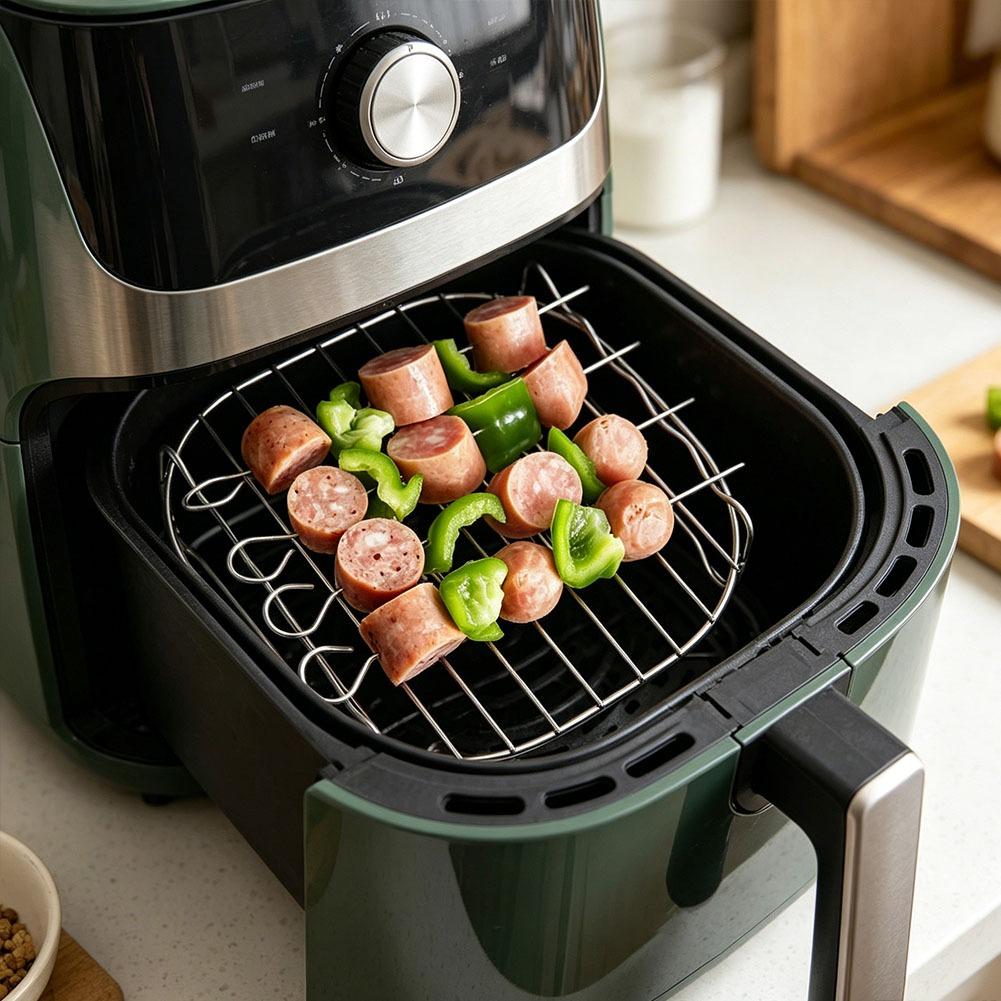 Air Fryer Square Grill Stainle - Kitchen Gadgets Air Fryer reseña y precio