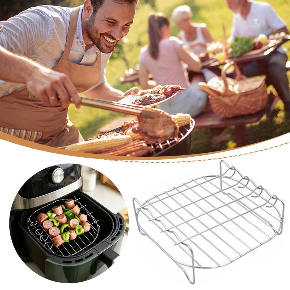 Air Fryer Square Grill Stainle - Kitchen Gadgets Air Fryer reseña y precio