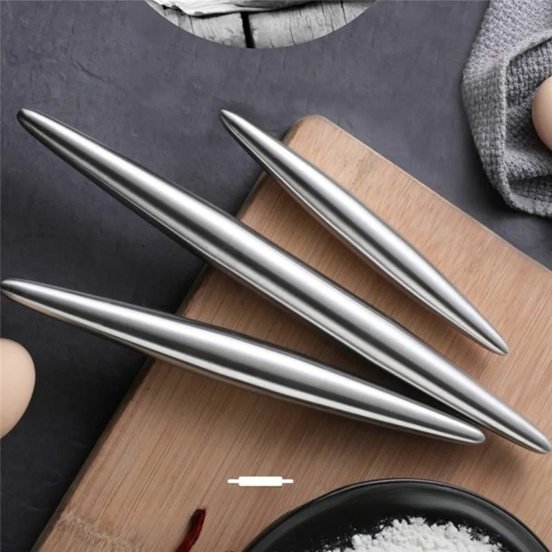 1Pc Stainless Steel Rolling Pi - Kitchen Gadgets Dumpling Maker reseña y precio