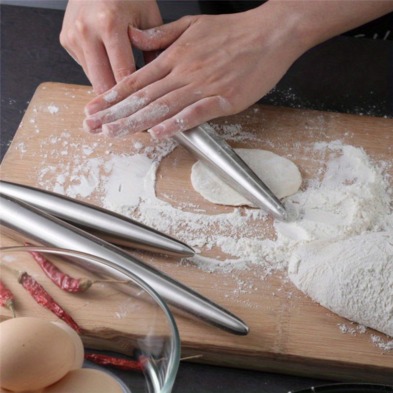 1Pc Stainless Steel Rolling Pi - Kitchen Gadgets Dumpling Maker reseña y precio