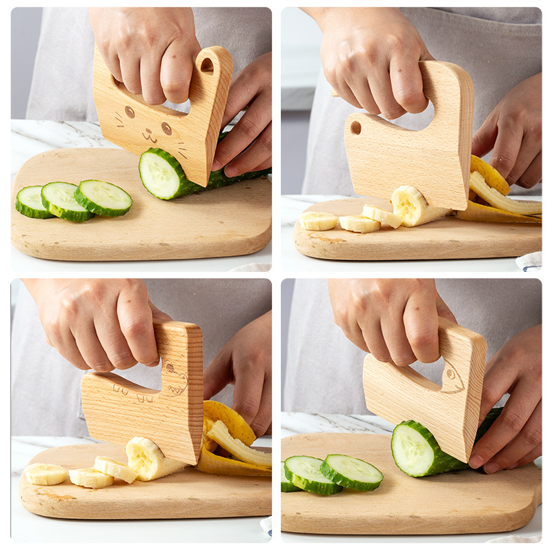 Wooden Kids Knife for Cooking  - Kitchen Gadgets Kids reseña y precio