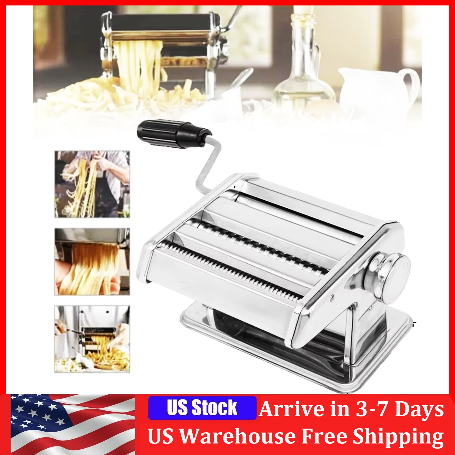 Pasta Maker Machine Stainless  - Kitchen Gadgets Dumpling Maker reseña y precio