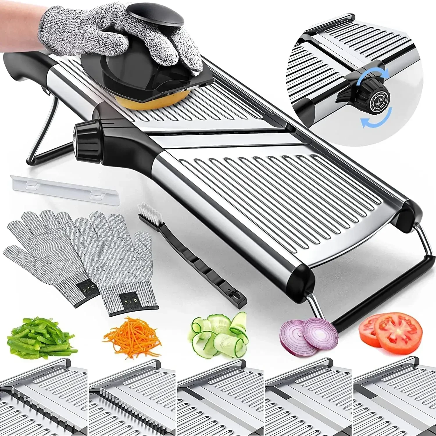 Adjustable Mandoline Food Slic - Mandoline Slicer reseña y precio