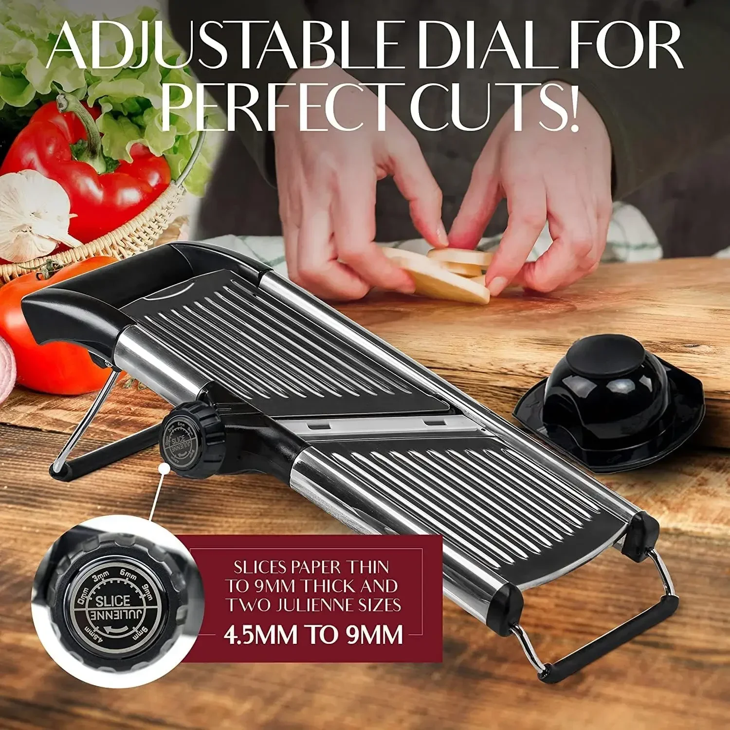 Adjustable Mandoline Food Slic - Mandoline Slicer reseña y precio