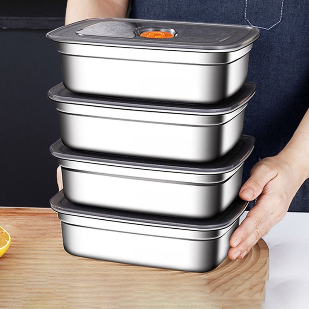 Stainless Steel Lunch Box Bent - Kitchen Gadgets Kids reseña y precio