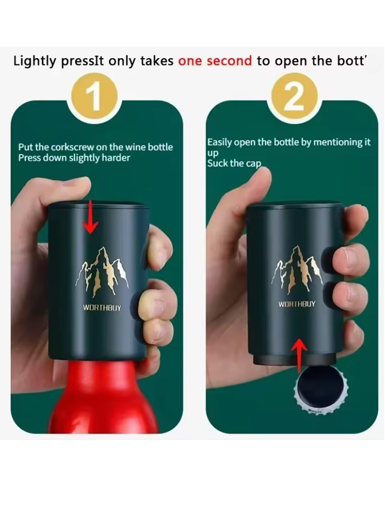 1Pcs Automatic Beer Bottle Ope - Kitchen Gadgets Design reseña y precio