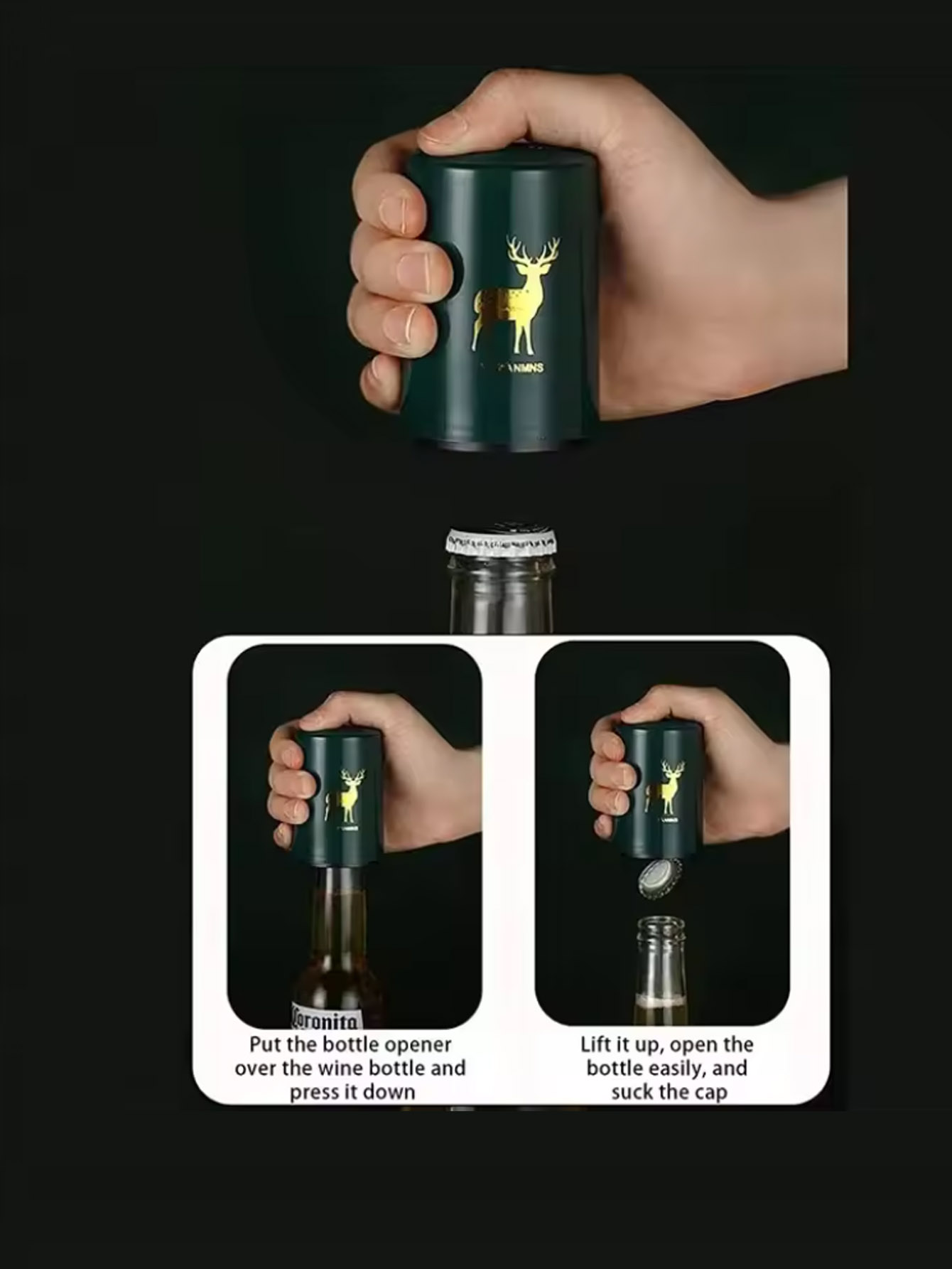 1Pcs Automatic Beer Bottle Ope - Kitchen Gadgets Design reseña y precio